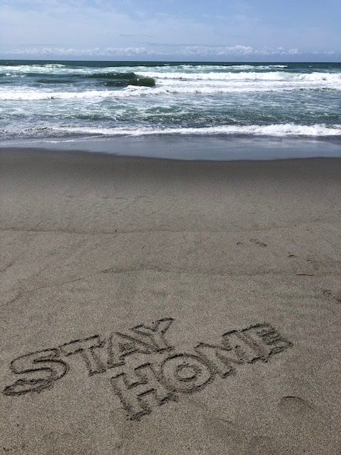 磐田市福田海岸 stay home